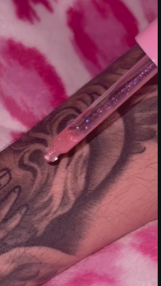 Dream cream glitter body oil